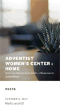 Mobile Screenshot of adventistwomenscenter.org